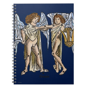 Caderno Espiral Zodíaco: Gêmeos, 1482