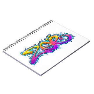 Caderno Espiral ZOE grafitti nome -