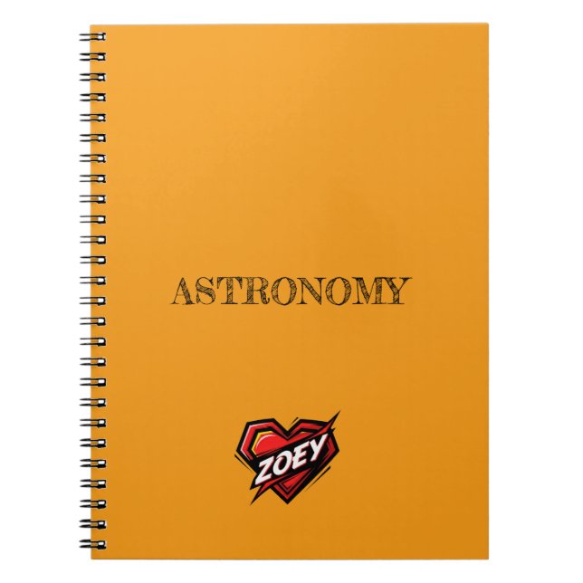 Caderno Espiral Zoey Orange (Frente)