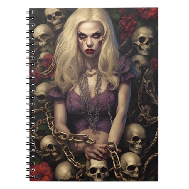 Caderno Espiral Zombie Babe 05 (Frente)