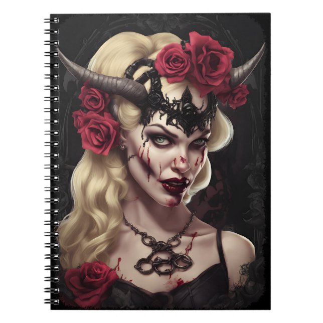 Caderno Espiral Zombie Babe 06 (Frente)
