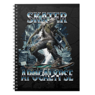 CADERNO ESPIRAL ZOMBIE SKATER APOCALYPSE