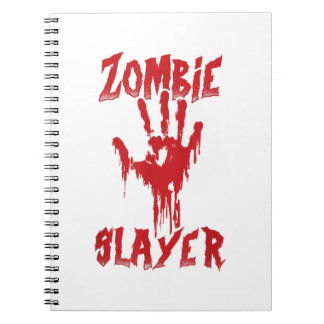 Caderno Espiral Zombie Slayer Bloody Hallowee caçando Zombies