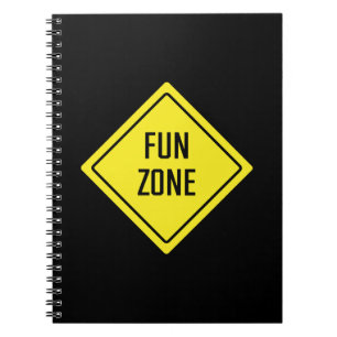 Caderno Espiral Zona divertida Sinal de Tráfego Notebook espir