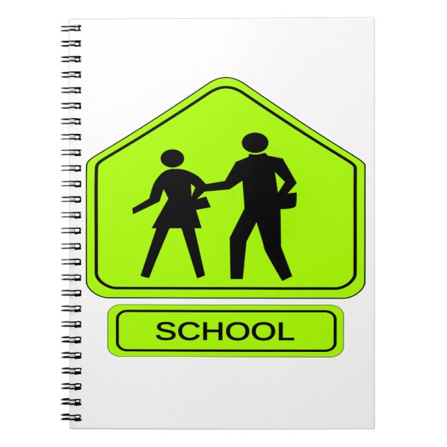 Caderno Espiral Zona escolar (Frente)