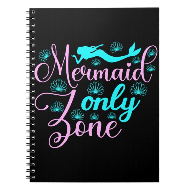 Caderno Espiral Zona Somente Sereia (Frente)