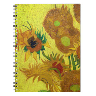 Caderno Espiral Zonnebloemen (Van Gogh)
