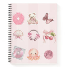 Caderno Estético Rosa