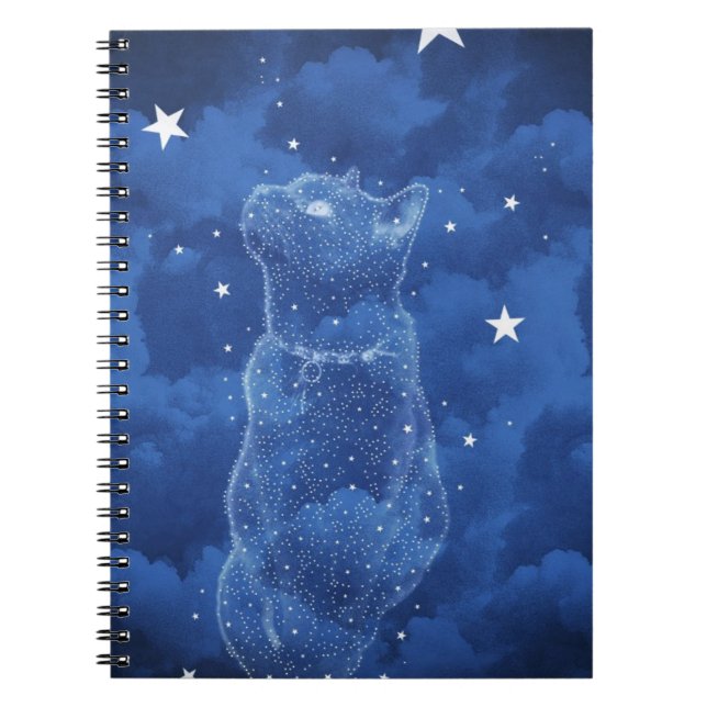 Caderno estrelado do gato (Frente)