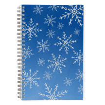 Caderno Floco de Neve Azul – Diário Estético de In