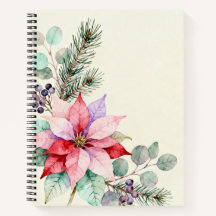 Caderno Floral Aquarela de Frutas