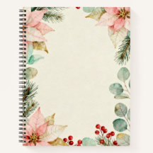 Caderno Floral Aquarela de Frutas