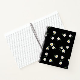 Caderno Floral Midnight Daisy | Botânica Desenhada