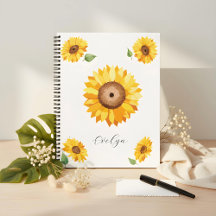 Caderno Girassol – Design para Almas Suaves