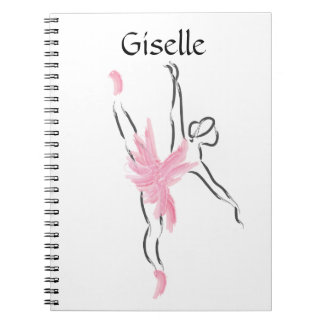 Caderno Giselle do amor do tutu