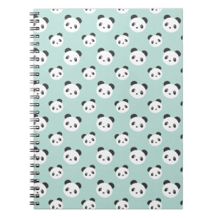 Caderno modelado panda