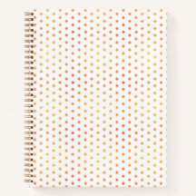 Caderno Ombre Sunburst Dot - XS