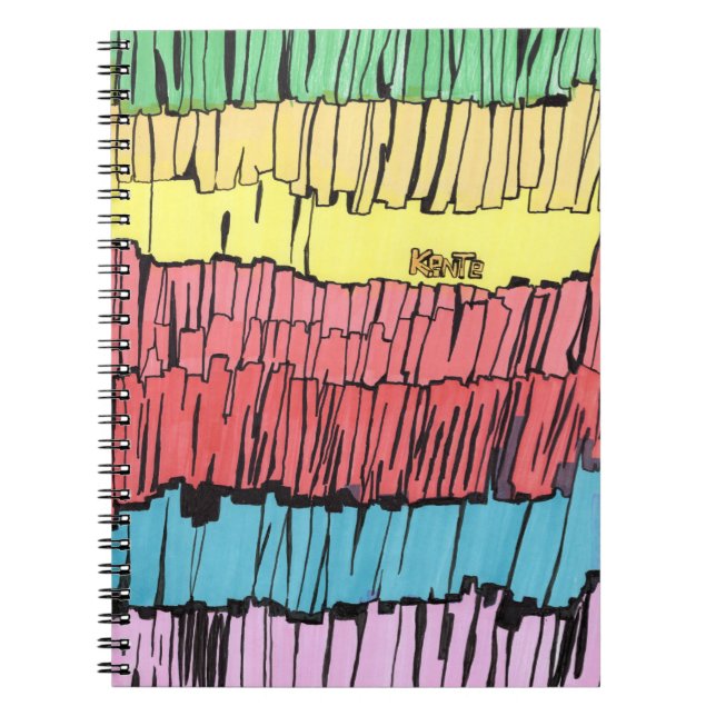 caderno para presente, caderno com cores vibrantes (Frente)