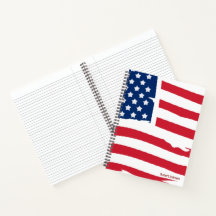 Caderno Personalizado Bandeira dos EUA
