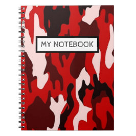 Caderno Personalizado - Camuflagem