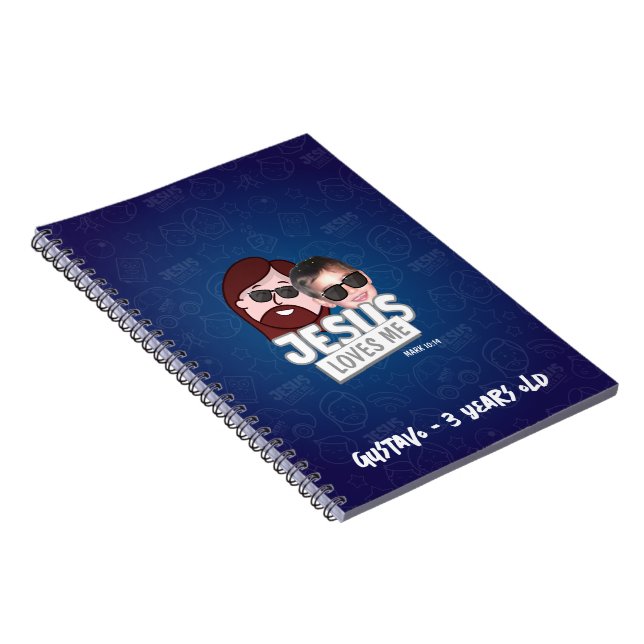 Caderno personalizado com foto da criança (Lado Direito)