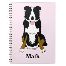 Caderno Personalizado com Padrão de Cachorro