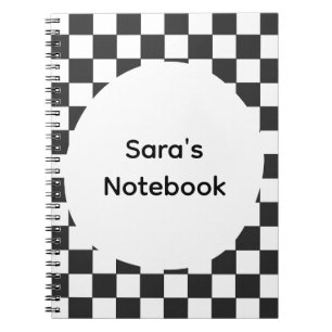 Caderno Personalizado com Xadrez em Espiral 