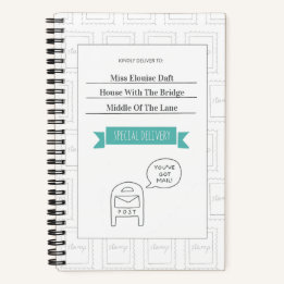 Caderno Personalizado Correio Especial Lesma