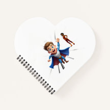Caderno Personalizado da Equipe de Super-Heróis Ép