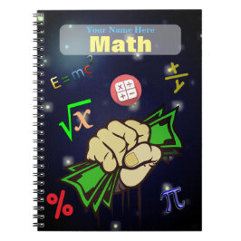 Caderno personalizado da matemática