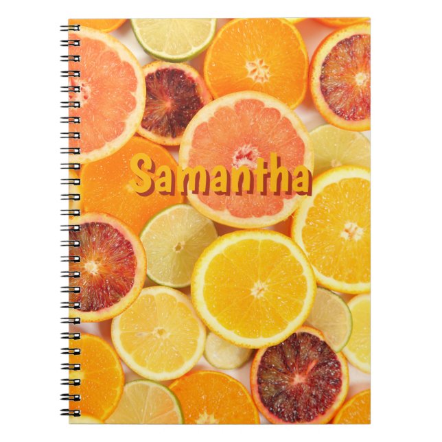 Caderno Personalizado de Cítricos | Escola de Frut (Frente)