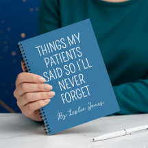 Caderno Personalizado de Enfermeira Engraçada - Pr