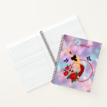 Caderno personalizado de ginasta
