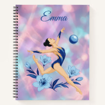 Caderno personalizado de ginasta