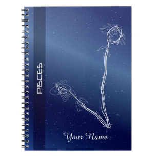 Caderno personalizado dos peixes