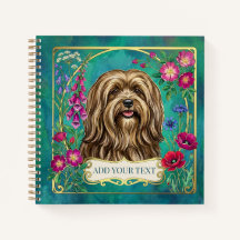 Caderno Personalizado Golden Lhasa Apso