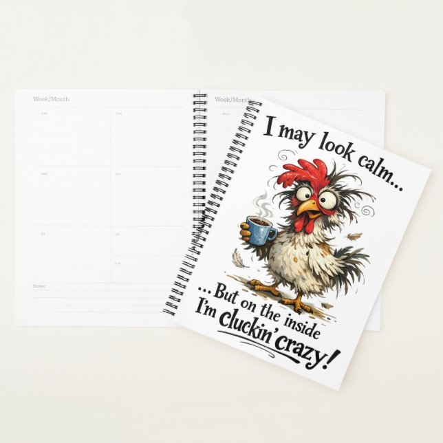 Caderno Planejador Cluckin (Exibição)