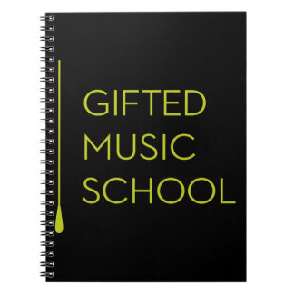 Caderno preto de GMS