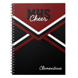 Caderno uniforme da escola do cheerleader