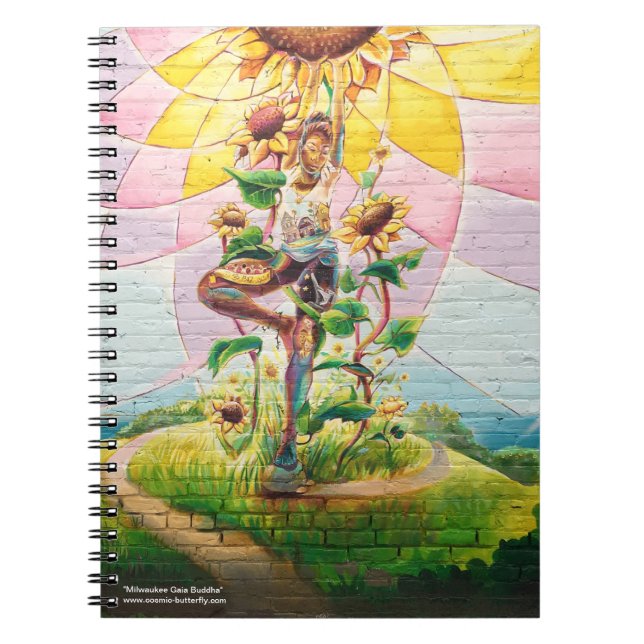 Caderno vazio de Milwaukee Gaia Buddha | (Frente)