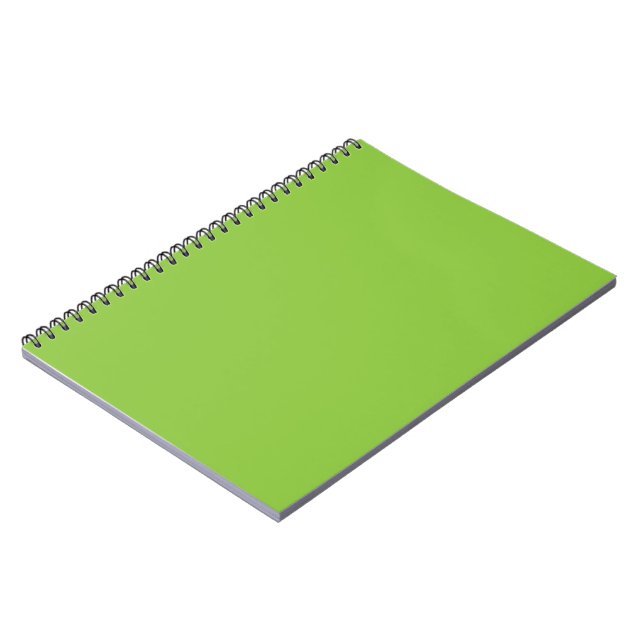 Caderno Verde Caderno Espiral Diário (Left Side)