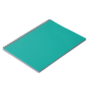 Caderno Verde   Diário Espiral Mínimo Turquesa