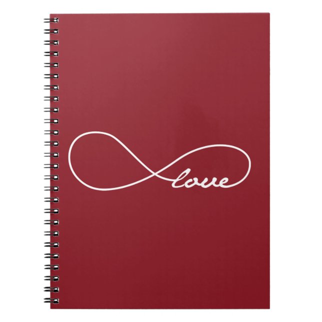 Caderno vermelho da infinidade do amor (Frente)