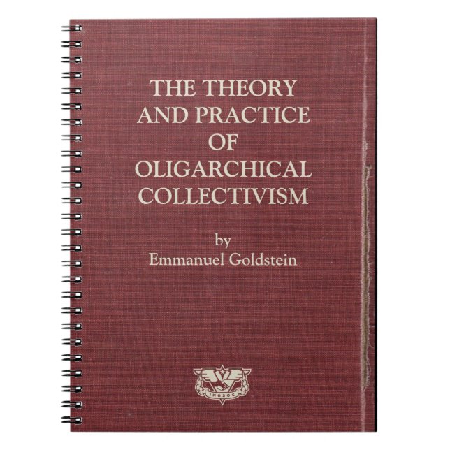 Cadernos 1984 da capa do livro de Goldstein (Frente)