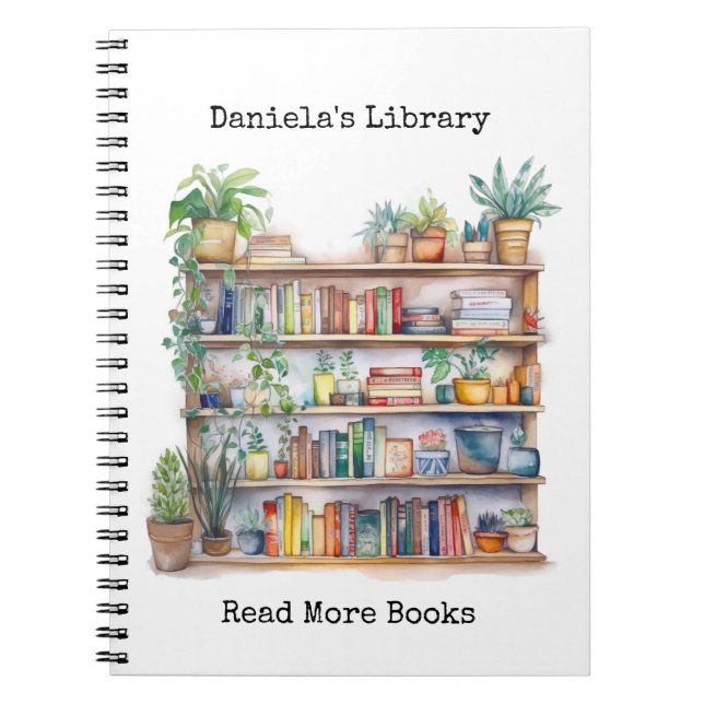 Cadernos de Aquarela da Biblioteca Personalizada (Frente)