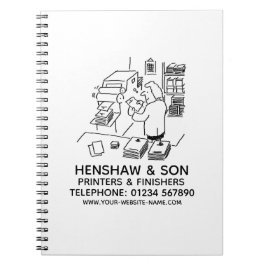 Cadernos de Impressoras e Acabadoras