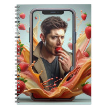 Cadernos Dean com morangos
