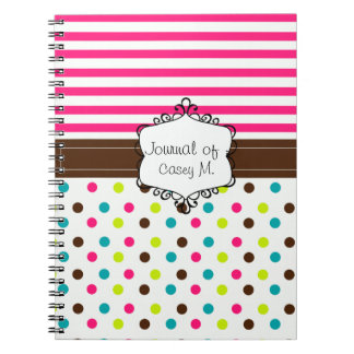 Cadernos elegantes pelo gatinho Frisky