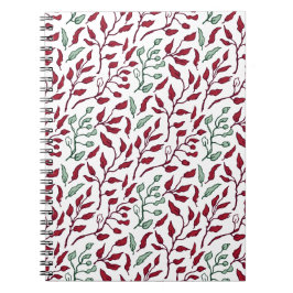 Cadernos Espirais de Flores para Anotações Elegant