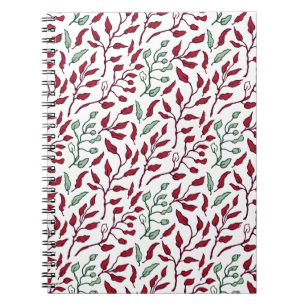 Cadernos Espirais Florais para Anotações Chic